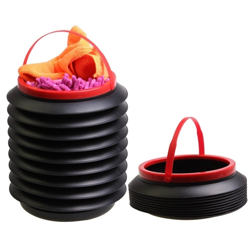 Multi-Functional Magic Folding Container / Trash Bin for Car, Black