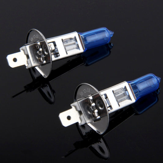 Halogen Bulb, Super White Car Headlight Bulb, 12 V / 55W, 6000K 1700 LM (Pair), H1, H4, 9005, 9006, H7, H11, H3