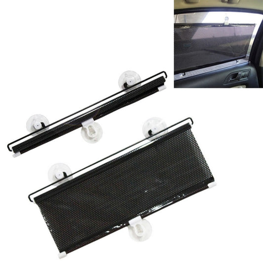 Retractable Car Sun Shade for Automobile Side Window, Size: 60cm x 40cm, Random Color Delivery, 60cm x 40cm