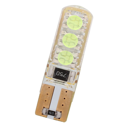 10 PCS T10 3W 300LM Silicone 6 LED SMD 5050 Car Clearance Lights Lamp, DC 12V, 6 LED SMD 5050, 6  SMD 5050 LEDs, 6 SMD 5050 LEDs