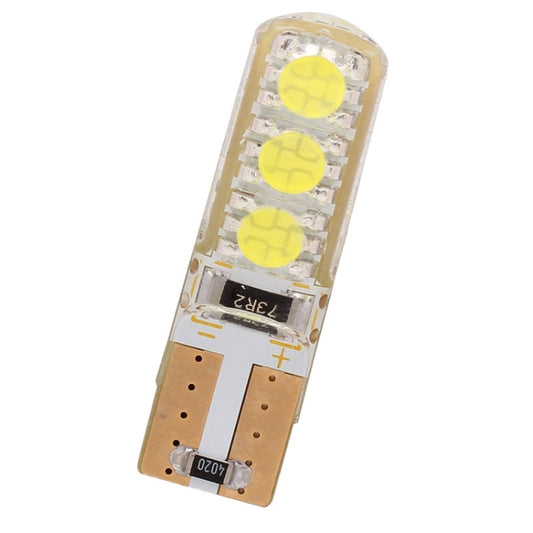10 PCS T10 3W 300LM Silicone 6 LED SMD 5050 Car Clearance Lights Lamp, DC 12V, 6 LED SMD 5050, 6  SMD 5050 LEDs, 6 SMD 5050 LEDs