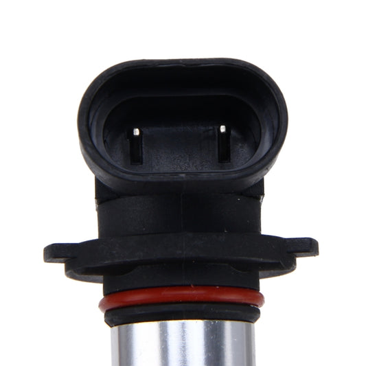 LED fog light bulb socket end with black housing and red locating ring