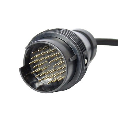 OBDII 38-pin round connector plug with gold pins
