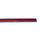 Blue wheel rim trim strip with thin red underside edge