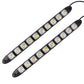 2 PCS  5W 10 LED SMD 5050 Flexible Snake LED Car Daytime Running Lights, DC 12V, 5W