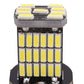 Close-up SMD LED light board for 1156 bulb with multiple yellow chip emitters.