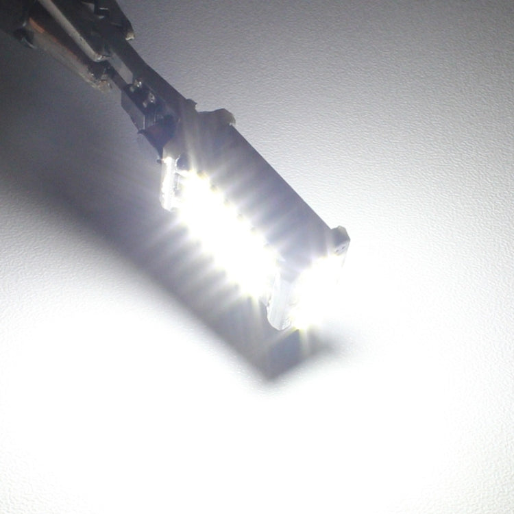 Illuminated LED bulb emitting bright white light from the LED array