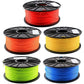 PLA 1.75 mm Fluorescent 3D Printer Filaments, about 345m