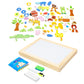 Animal Puzzle Magnetic Double Side Drawing Board, Animal 1
