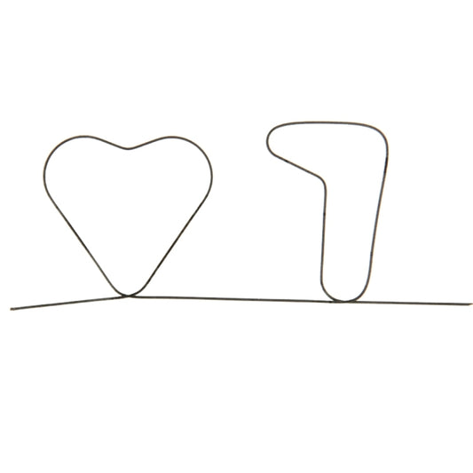 Memory Metal Wire Prediction 7 of Heart Magic Props King Magic Tricks, Wire Prediction 7