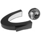 Electronic Magnetic Floating Globe with Multicolor LED, Black