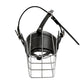 Steel Cage Style Dog Basket Wire Muzzle Protective Snout Cover with Leather Strap, Size: M, Size: M