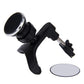 Rotatable universal phone holder kit with black mount, round base, and spare pad