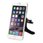 Rotatable universal phone holder holding a white smartphone with adjustable arm