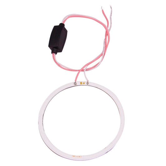 100mm 5W 180LM Angel Eyes Circles Car Headlight White Light COB LED Lights for Vehicles, DC 12-24V, 100mm Blue Light, 100mm White Light