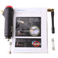 Portable car GPS signal jammer kit with black cigarette plug, box, and included parts