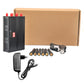 Signal jammer kit with antennas, power adapter, cable, and mounting hardware