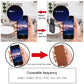Hand holding a phone shows no service after opening a signal jammer device