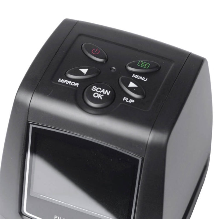 Film scanner top control buttons with LCD window and navigation keys