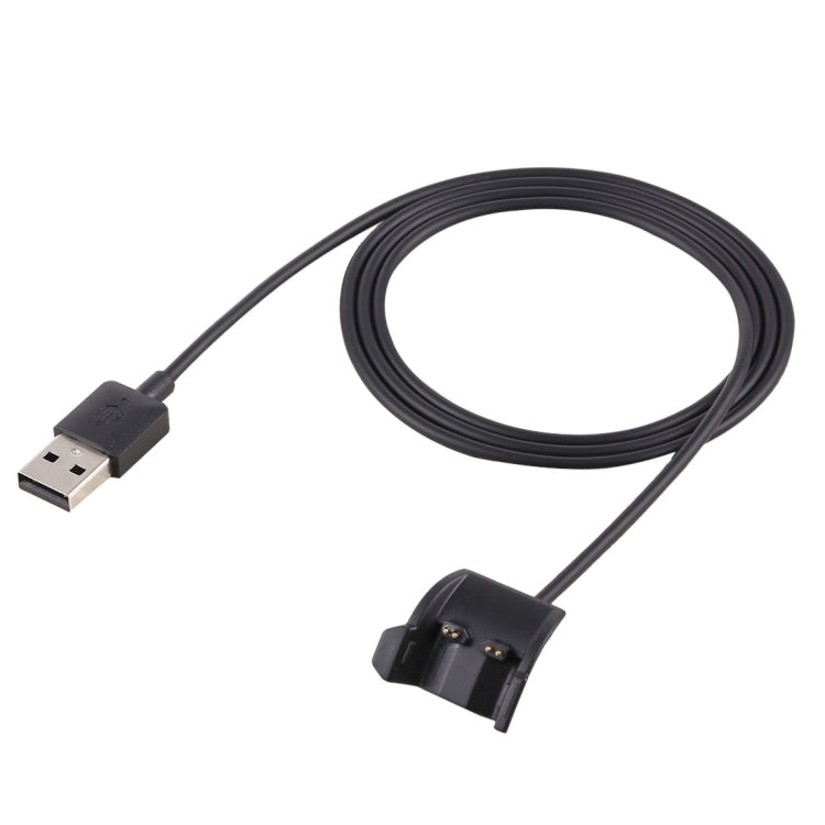 Black USB charging cable with dock connector