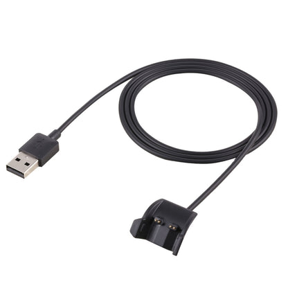 Black USB charging cable with dock connector