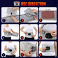 Inflatable heating belt being positioned on the waist with the controller attached
