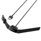 Magnetic charging cable with magnetic puck connector and watch-band attachment