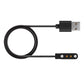 Magnetic charger cable with USB-A plug and slim magnetic module