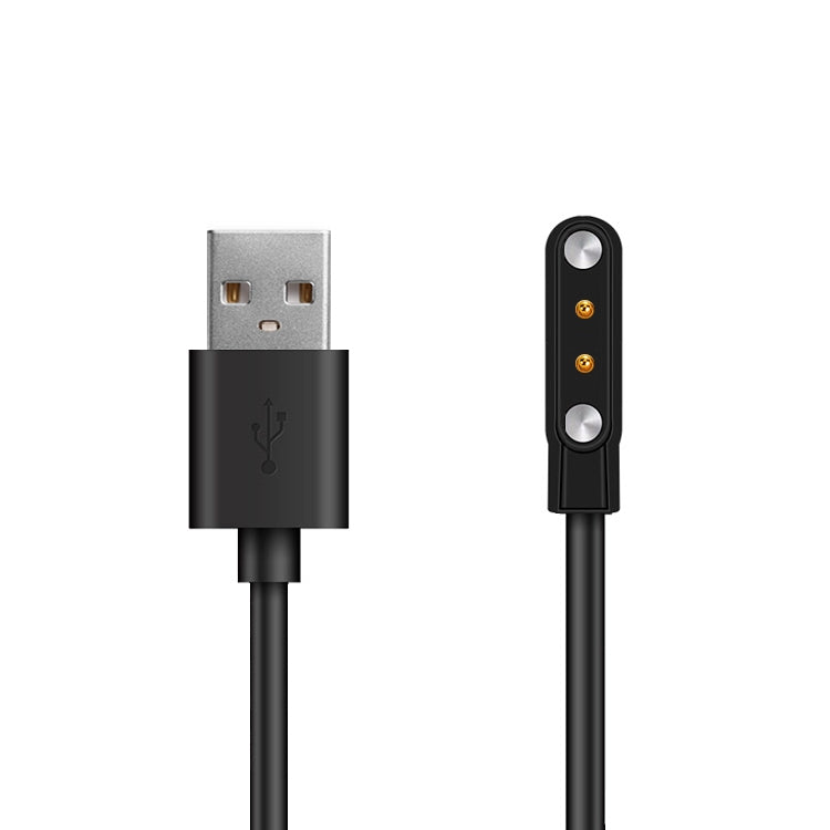 Magnetic charging cable showing USB-A plug and side module