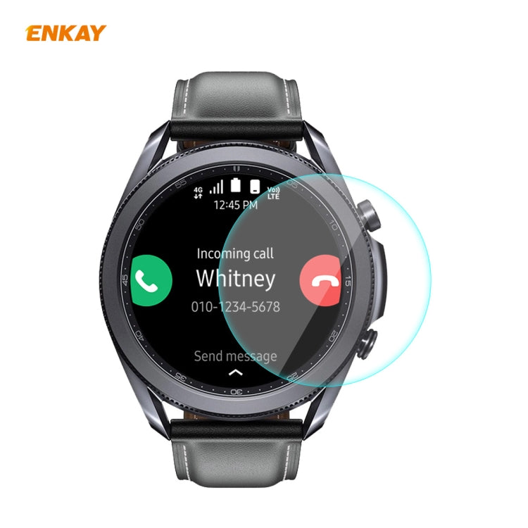Curved edge tempered glass screen protector for smartwatch display, clear overlay