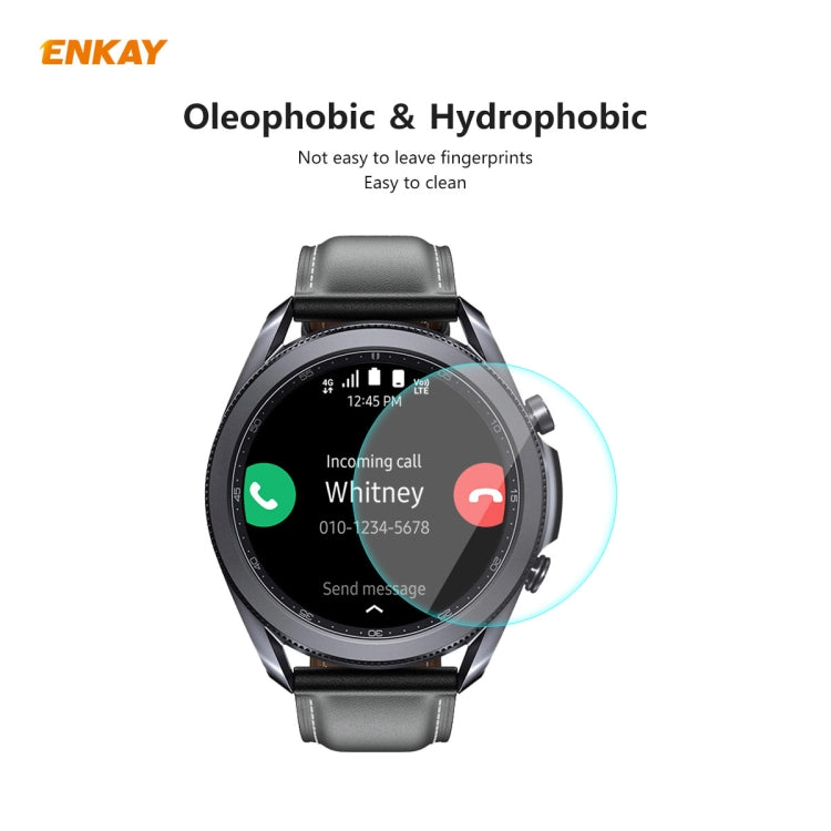 Curved tempered glass screen protector for smartwatch with oleophobic & hydrophobic coating