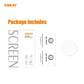 ENKAY smartwatch screen protector package includes screen protector and accessories