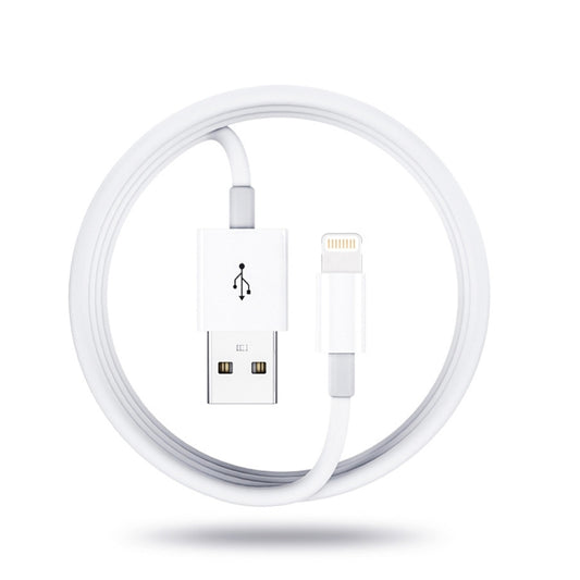 Qc3.0 Dual USB Car Charger + 8 Pin Fast Charging Line Car Charging Kit, 8 Pin (Black), 8 Pin (White)