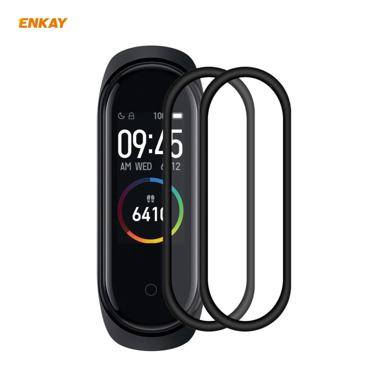 2-pack ENKAY smartwatch screen protector films, curved full-screen