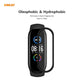 Full-screen smartwatch screen protector film with soft PC edge on fitness band