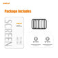 ENKAY 40mm screen protector kit with multiple films and cleaning wipes pack