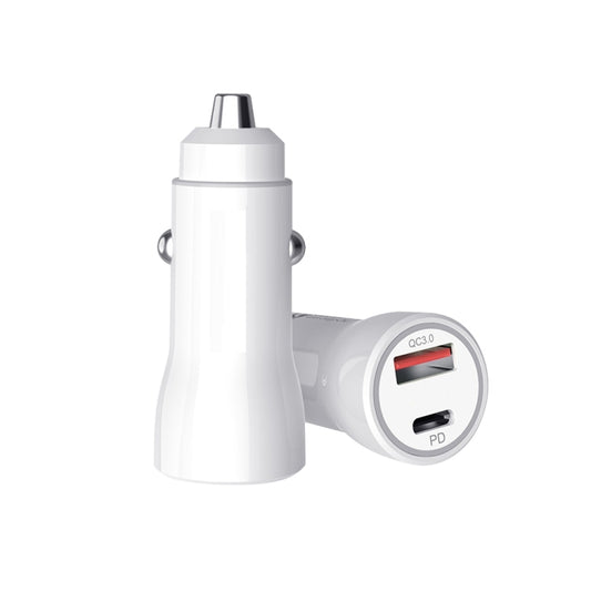 P21 Portable PD 20W + QC 3.0 18W Dual Ports Fast Car Charger, P21 Car Charger