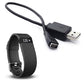 Fitbit Charge HR charging cable with USB-A plug and black band connector