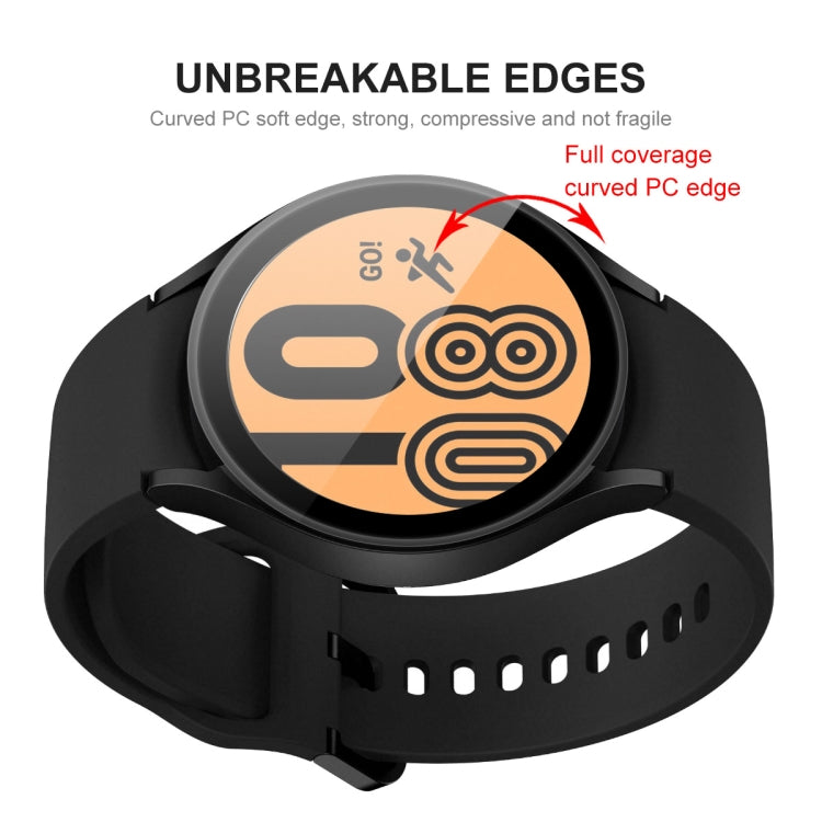 Full coverage curved PC edge screen protector film for Samsung Galaxy Watch4 44mm