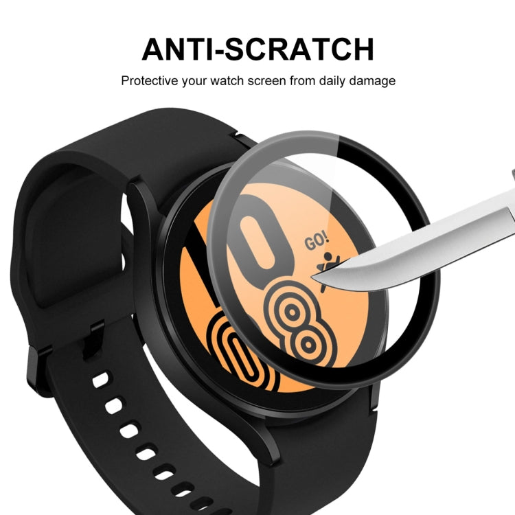 Anti-scratch screen protector film for Samsung Galaxy Watch4 44mm with full coverage fit