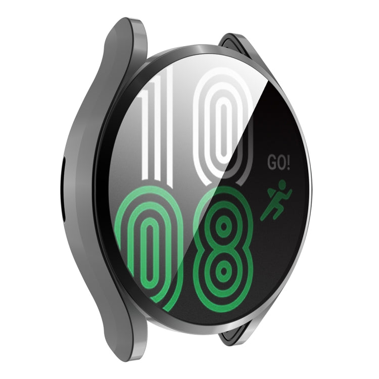 Black soft TPU smartwatch case with full coverage screen protector for Watch4 44mm