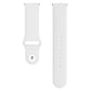 Monochrome Silicone Strap for Apply Samsung Galaxy Watch Active 20mm