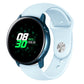 Monochrome Silicone Strap for Apply Samsung Galaxy Watch Active 20mm