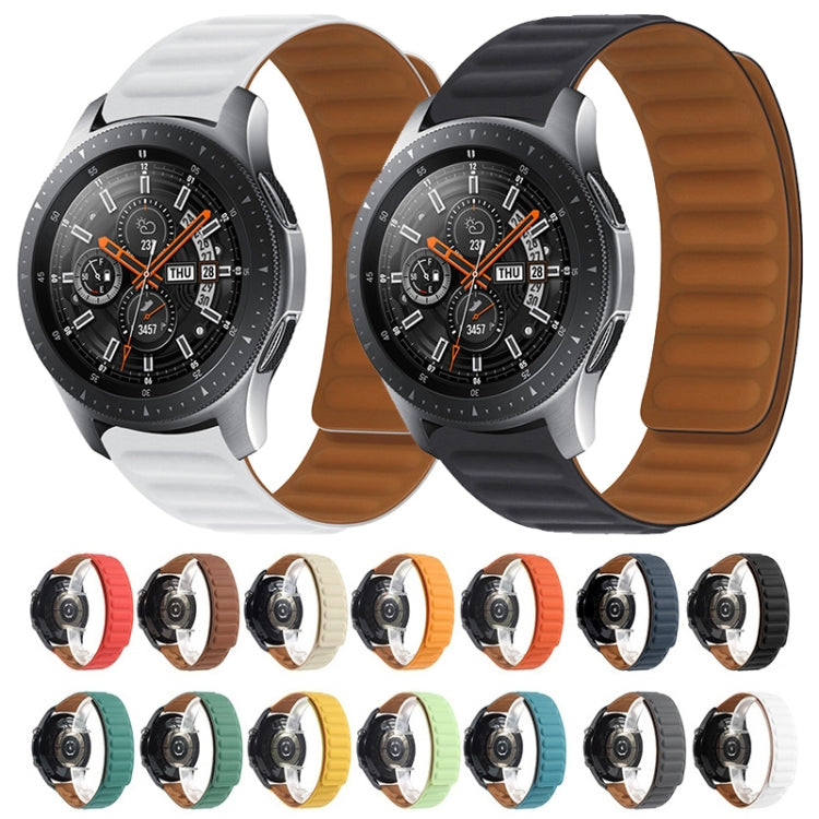Set of silicone magnetic watch bands with multiple colors and magnetic clasp
