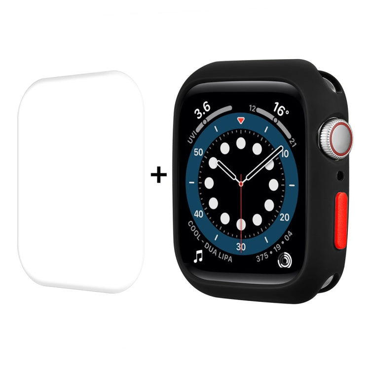 ENKAY  TPU Case  + Full Coverage PET Screen Protector, For Apple Watch Series 8 / 7 41mm, For Apple Watch Series 8 / 7 45mm