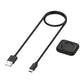 Black charging dock with 1m cable, USB to Type-C connectors