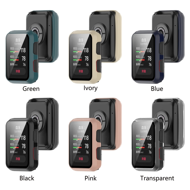 Shockproof PC case with tempered glass film and rotating kickstand, shown in six colors
