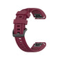 20mm Solid Color Silicone Quick Release Strap, For Garmin Fenix 7S