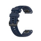 20mm Solid Color Silicone Quick Release Strap, For Garmin Fenix 7S