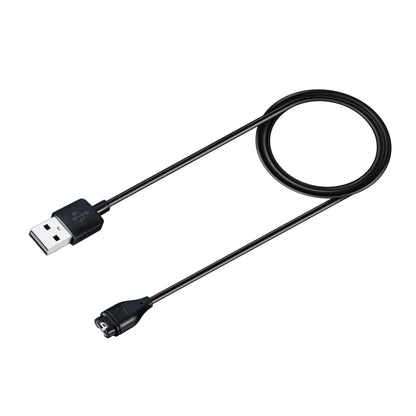 Smart watch charging cable for Garmin Fenix 7, both ends shown: USB-A and charging plug.